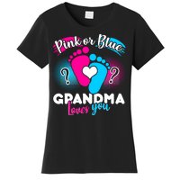 Pink or Blue Grandma Loves You Women's T-Shirt