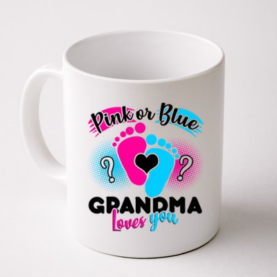 Pink or Blue Grandma Loves You Coffee Mug