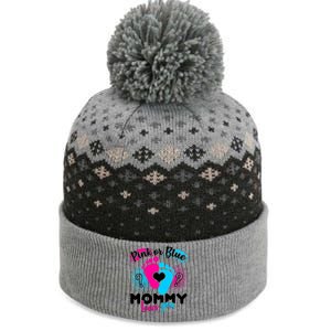 Pink or Blue Mommy Loves You The Baniff Cuffed Pom Beanie