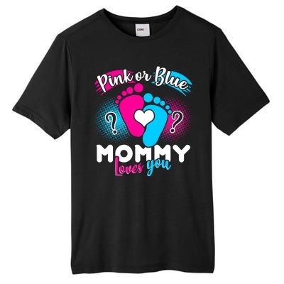 Pink or Blue Mommy Loves You Tall Fusion ChromaSoft Performance T-Shirt