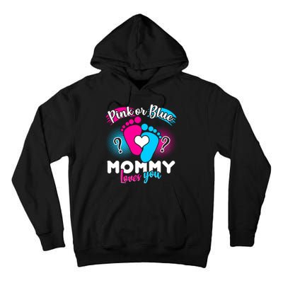 Pink or Blue Mommy Loves You Tall Hoodie