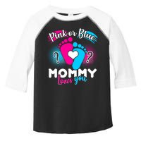 Pink or Blue Mommy Loves You Toddler Fine Jersey T-Shirt