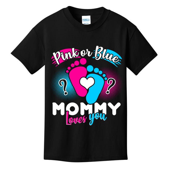 Pink or Blue Mommy Loves You Kids T-Shirt