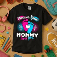 Pink or Blue Mommy Loves You Kids T-Shirt
