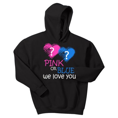 Pink or Blue We Love You Kids Hoodie