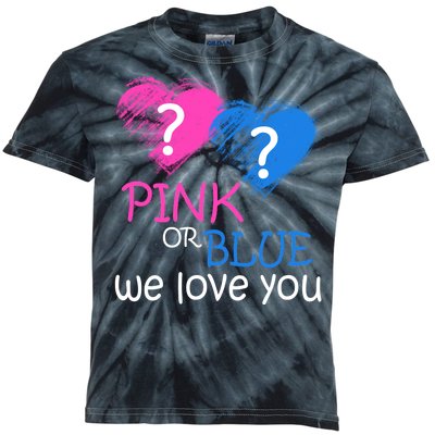 Pink or Blue We Love You Kids Tie-Dye T-Shirt