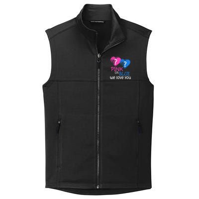 Pink or Blue We Love You Collective Smooth Fleece Vest