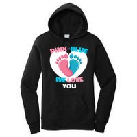 Pink Or Blue We Love You Gender Reval Women's Pullover Hoodie