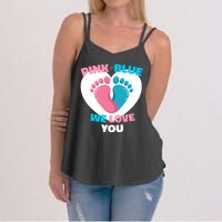 Pink Or Blue We Love You Gender Reval Women's Strappy Tank