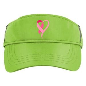 Pink Ribbon Of Love Breast Cancer Awareness Adult Drive Performance Visor