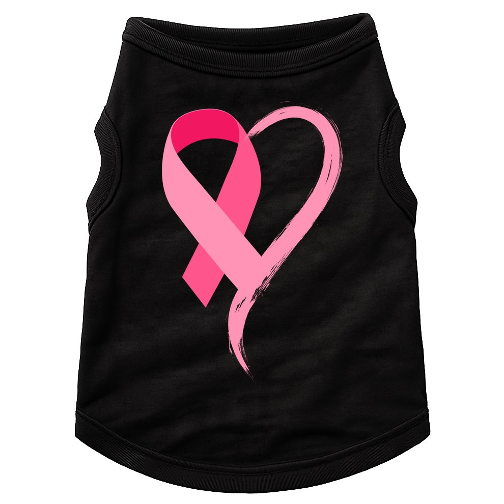 Pink Ribbon Of Love Breast Cancer Awareness Doggie Tank