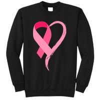 Pink Ribbon Of Love Breast Cancer Awareness Sweatshirt