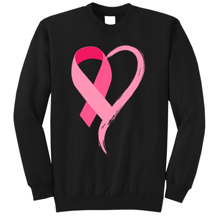 Pink Ribbon Of Love Breast Cancer Awareness Sweatshirt