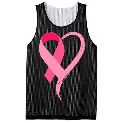 Pink Ribbon Of Love Breast Cancer Awareness Mesh Reversible Basketball Jersey Tank