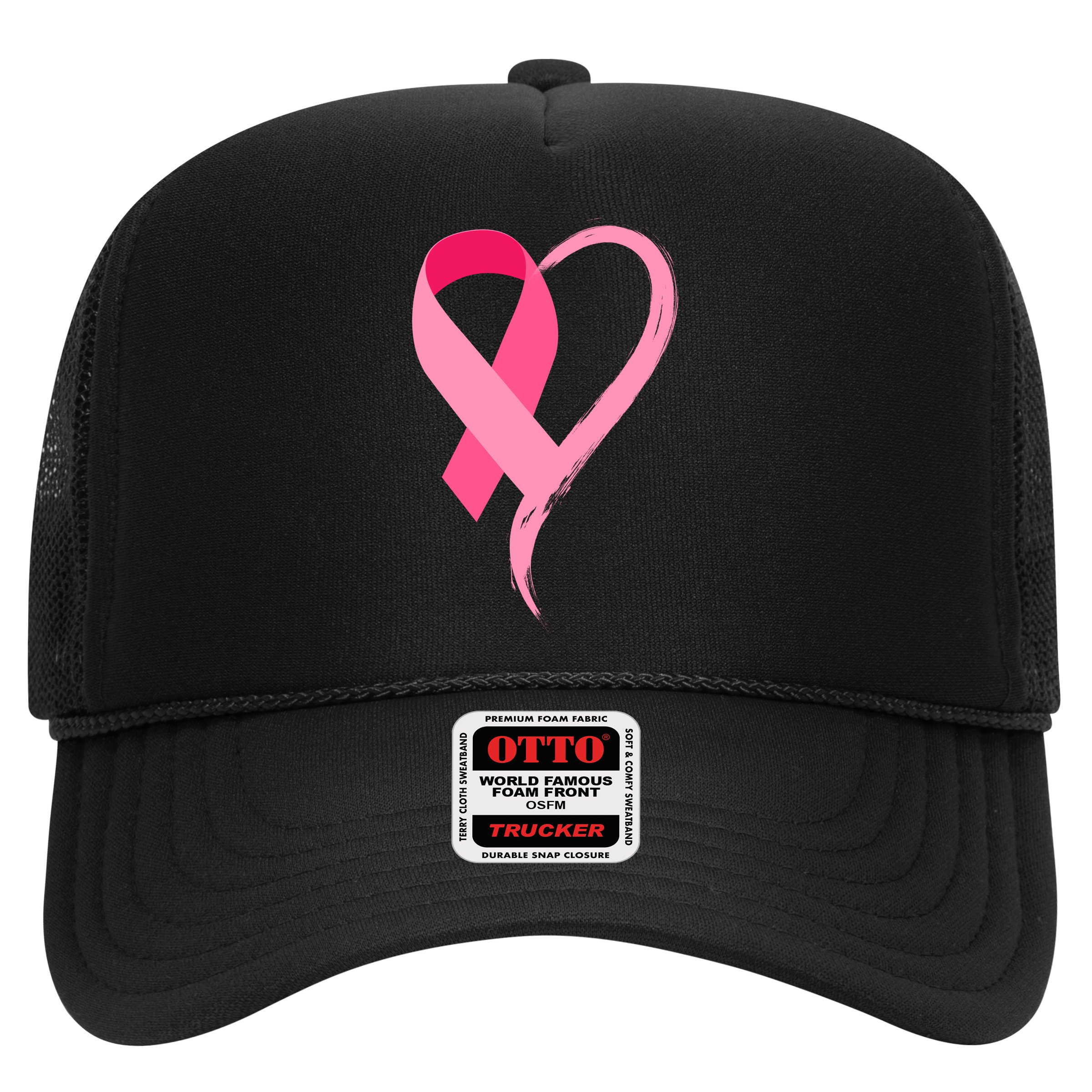 Pink Ribbon Of Love Breast Cancer Awareness Hat