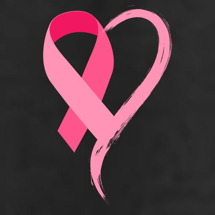 Pink Ribbon Of Love Breast Cancer Awareness Hat