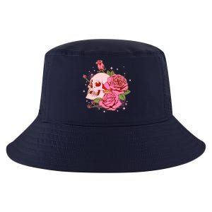 Pink Roses Skull Tattoo  Cool Comfort Performance Bucket Hat