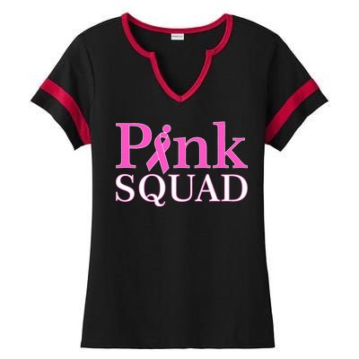 Pink Squad Ladies Halftime Notch Neck Tee