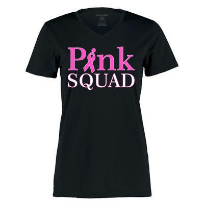 Pink Squad Women's Momentum V-Neck T-Shirt