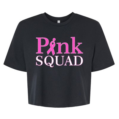 Pink Squad Bella+Canvas Jersey Crop Tee