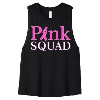 Pink Squad Women's Racerback Cropped Tank