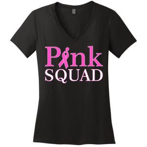 Pink Squad Women's V-Neck T-Shirt