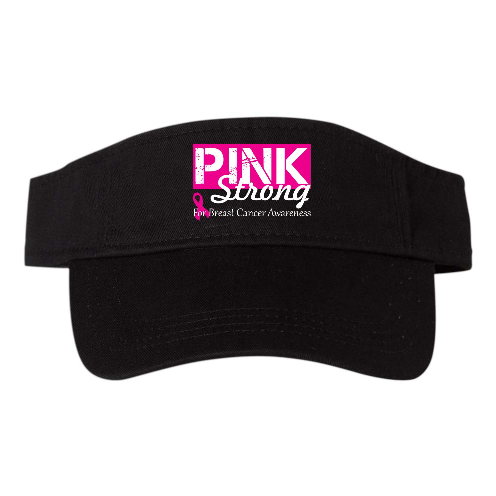 Pink Strong For Breast Cancer Awareness Visor