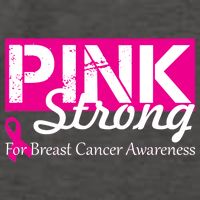 Pink Strong For Breast Cancer Awareness Vector Backpack