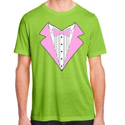 Pink Tux Party Tuxedo Adult ChromaSoft Performance T-Shirt