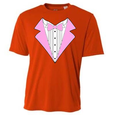 Pink Tux Party Tuxedo Cooling Performance Crew T-Shirt