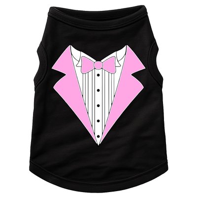 Pink Tux Party Tuxedo Doggie Tank