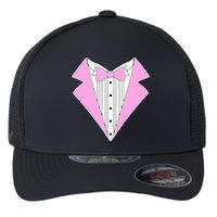 Pink Tux Party Tuxedo Flexfit Unipanel Trucker Cap
