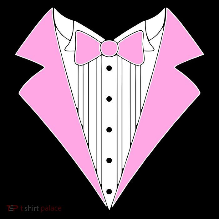Pink Tux Party Tuxedo Flexfit Unipanel Trucker Cap