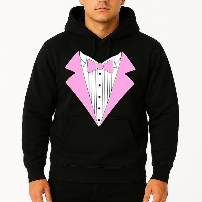 Pink Tux Party Tuxedo Hoodie