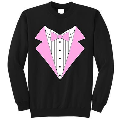 Pink Tux Party Tuxedo Sweatshirt