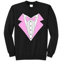 Pink Tux Party Tuxedo Sweatshirt