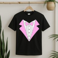 Pink Tux Party Tuxedo T-Shirt