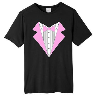 Pink Tux Party Tuxedo Tall Fusion ChromaSoft Performance T-Shirt