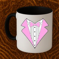 Pink Tux Party Tuxedo Mug