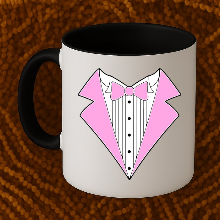 Pink Tux Party Tuxedo Mug