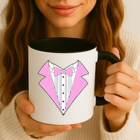 Pink Tux Party Tuxedo Mug