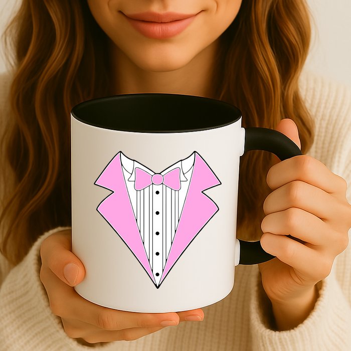 Pink Tux Party Tuxedo Mug