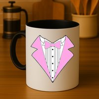 Pink Tux Party Tuxedo Mug