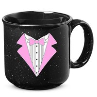 Pink Tux Party Tuxedo 15oz Campfire Ceramic Mug