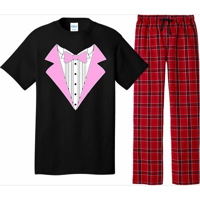 Pink Tux Party Tuxedo Pajama Set