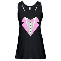 Pink Tux Party Tuxedo Ladies Essential Flowy Tank