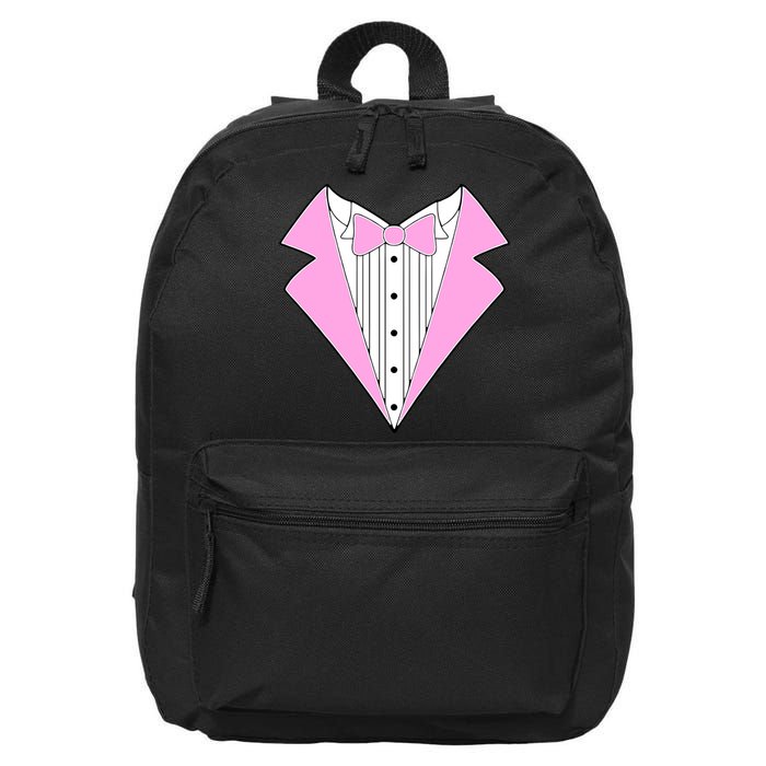 Pink Tux Party Tuxedo 16 in Basic Backpack