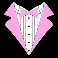 Pink Tux Party Tuxedo Cooling Performance Long Sleeve Crew