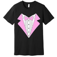 Pink Tux Party Tuxedo Premium T-Shirt