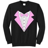 Pink Tux Party Tuxedo Tall Sweatshirt